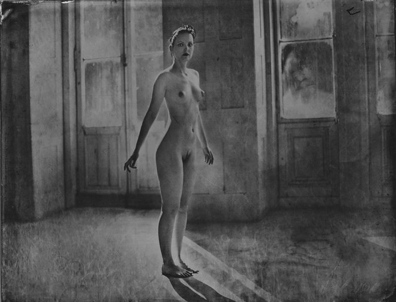 Renata Vogl scanned original ferrotype, Karolina, original size 13x10 cm